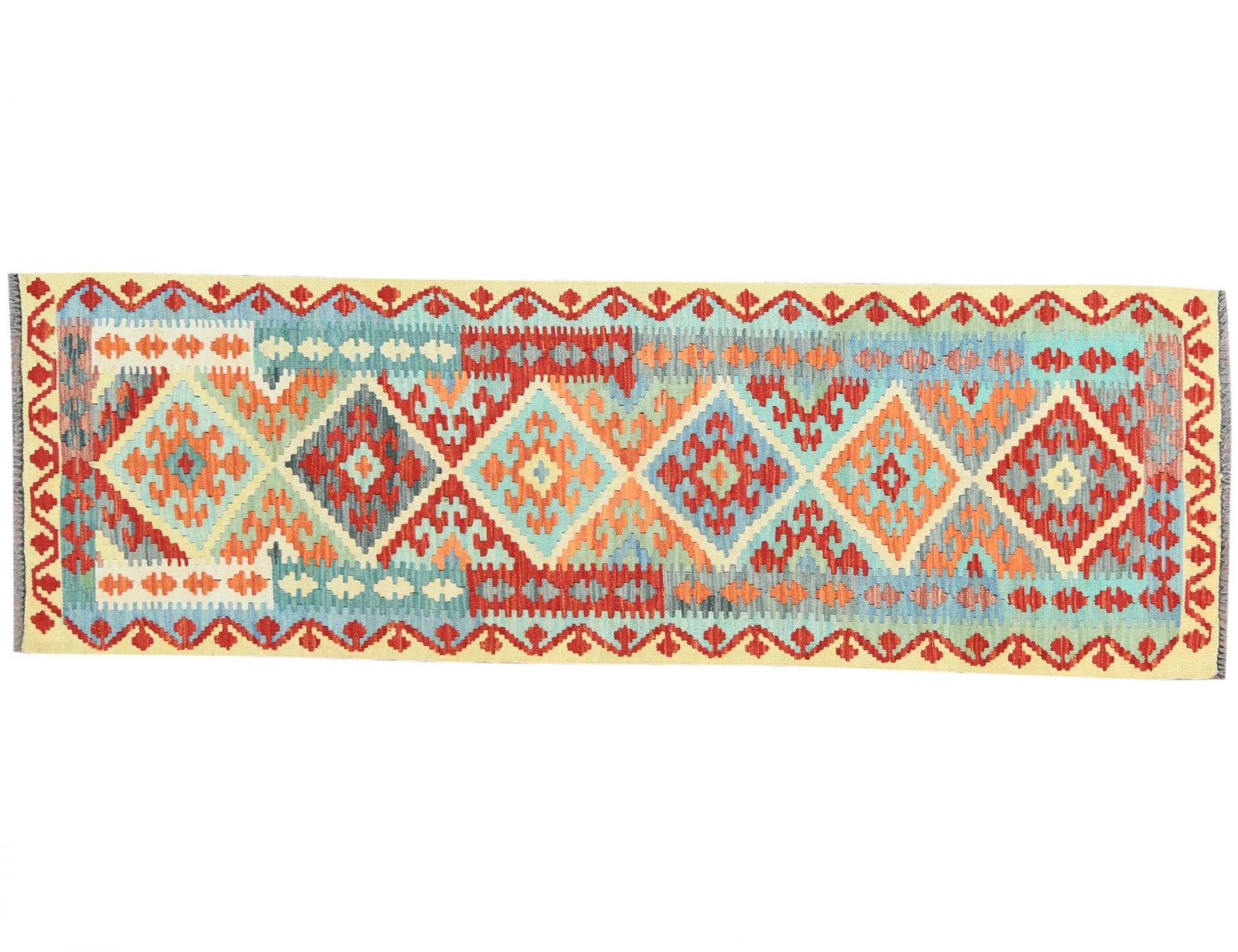 KELIM  mehrfarbig <br/>214 x 68 cm