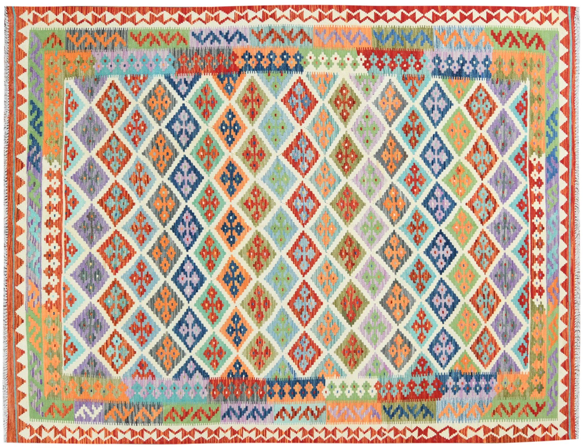 KELIM  mehrfarbig <br/>294 x 207 cm