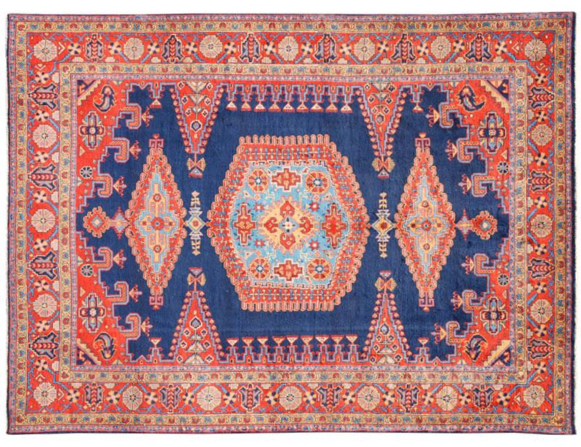 Persisk matta  blå <br/>310 x 225 cm