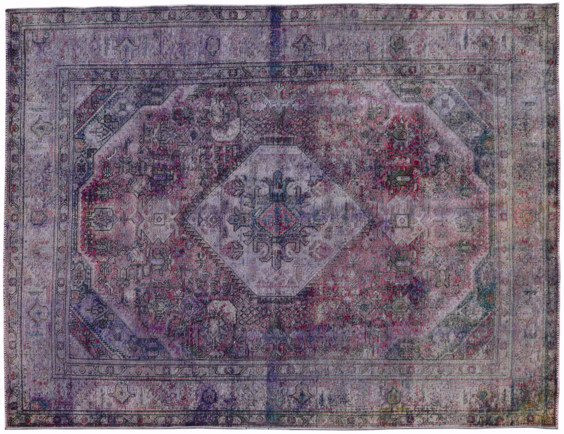 Tappeto Vintage  viola <br/>343 x 244 cm