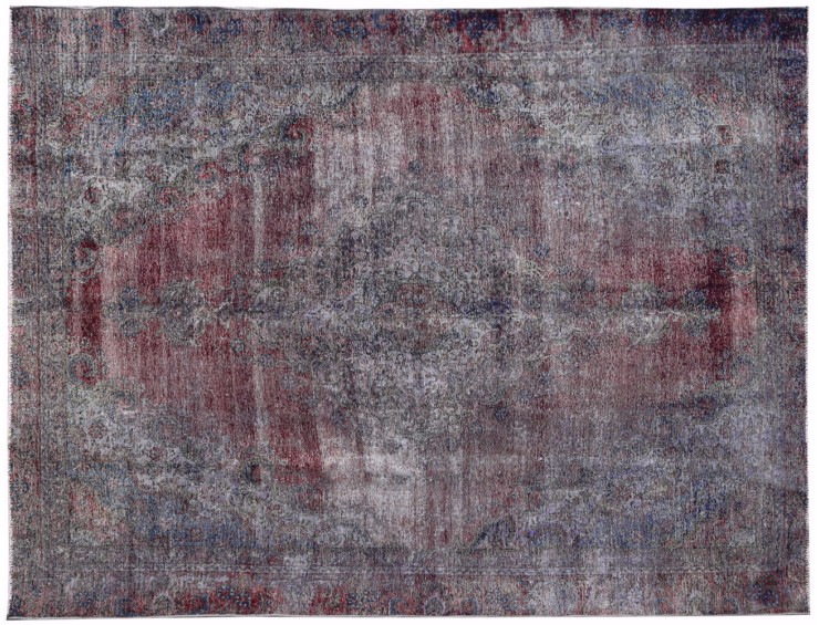 Blau Persien Vintage Teppich 339 x 263 cm