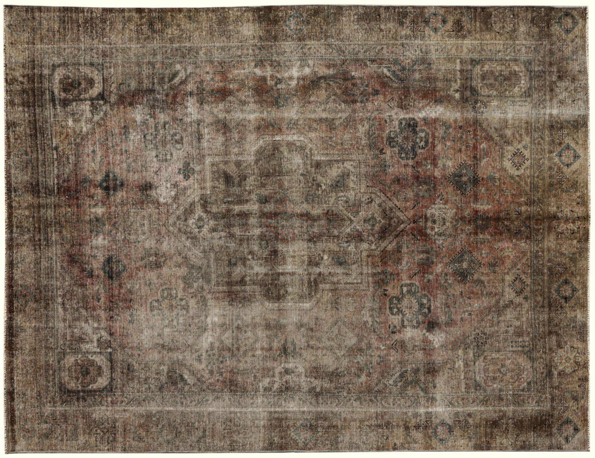 Alfombra vintage  gris <br/>360 x 263 cm