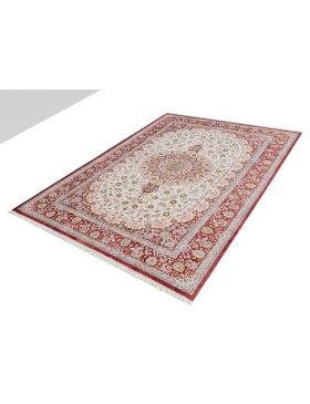 Beige Persien Persische Seide Qom 295 x 195 cm - view 2