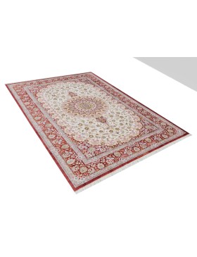 Beige Persien Persische Seide Qom 295 x 195 cm - view 1
