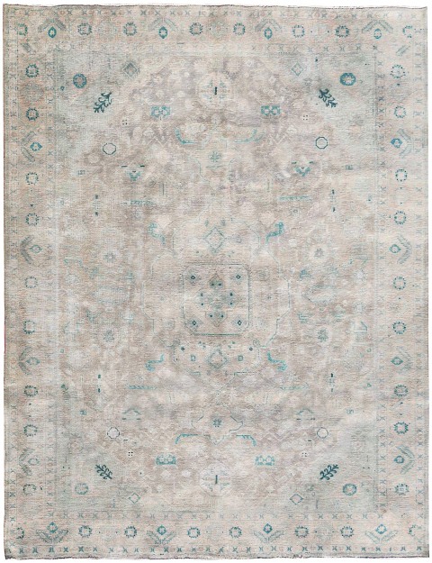 Beige Persien Retro Perserteppich 385 x 297 cm