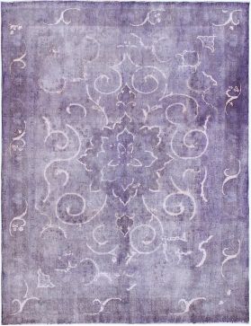 Persischer Vintage Teppich 388 x 293 blau