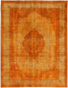 Vintage Perserteppich 291 X 195 orange