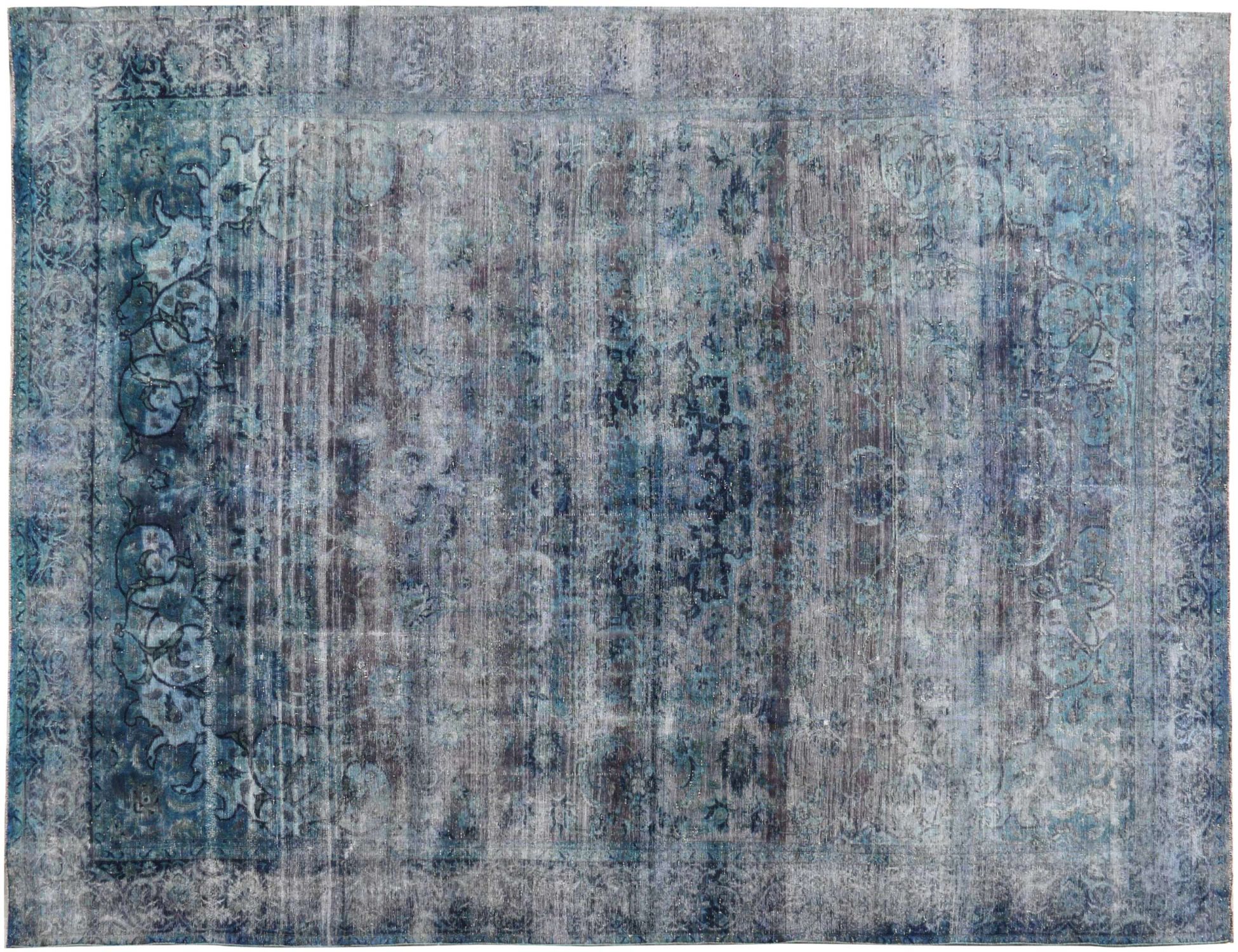 Tappeto Vintage  blu <br/>454 x 304 cm