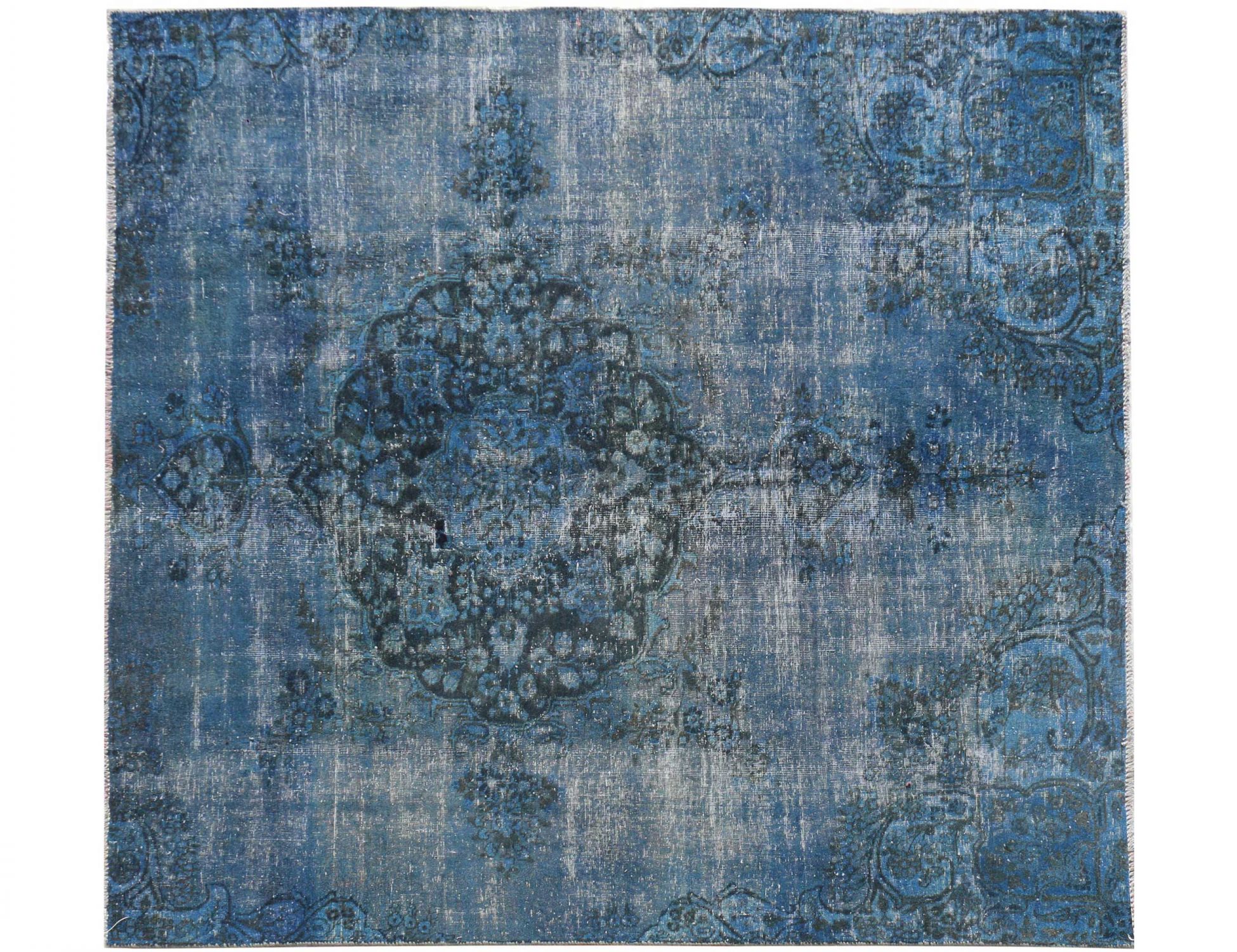 Tappeto Vintage  blu <br/>251 x 218 cm
