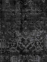 Nero Persiano Tappeto Vintage 376 x 266 cm - view 1
