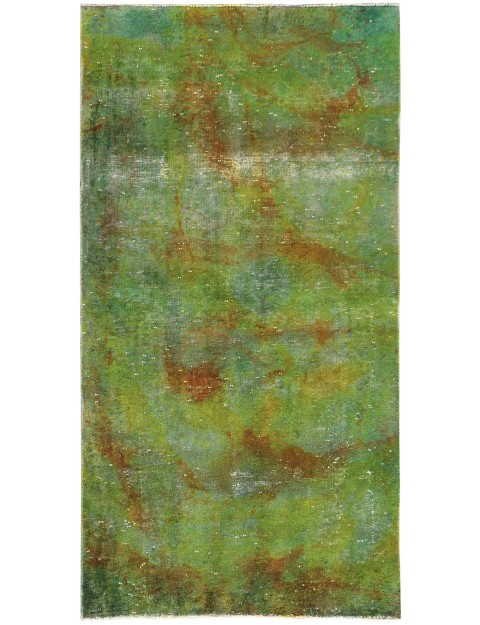 Grün Persien Vintage Perserteppich 267 x 140 cm