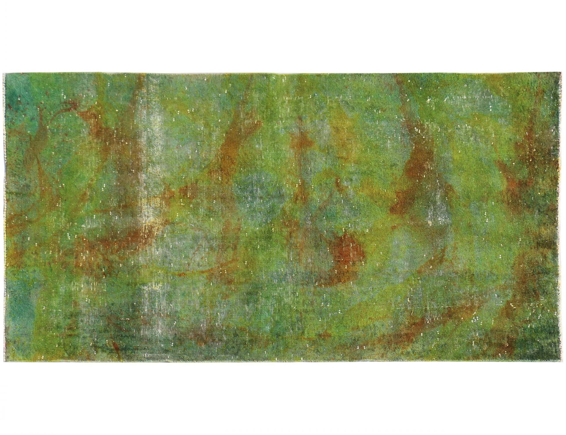 Tappeto Vintage  verde <br/>267 x 140 cm