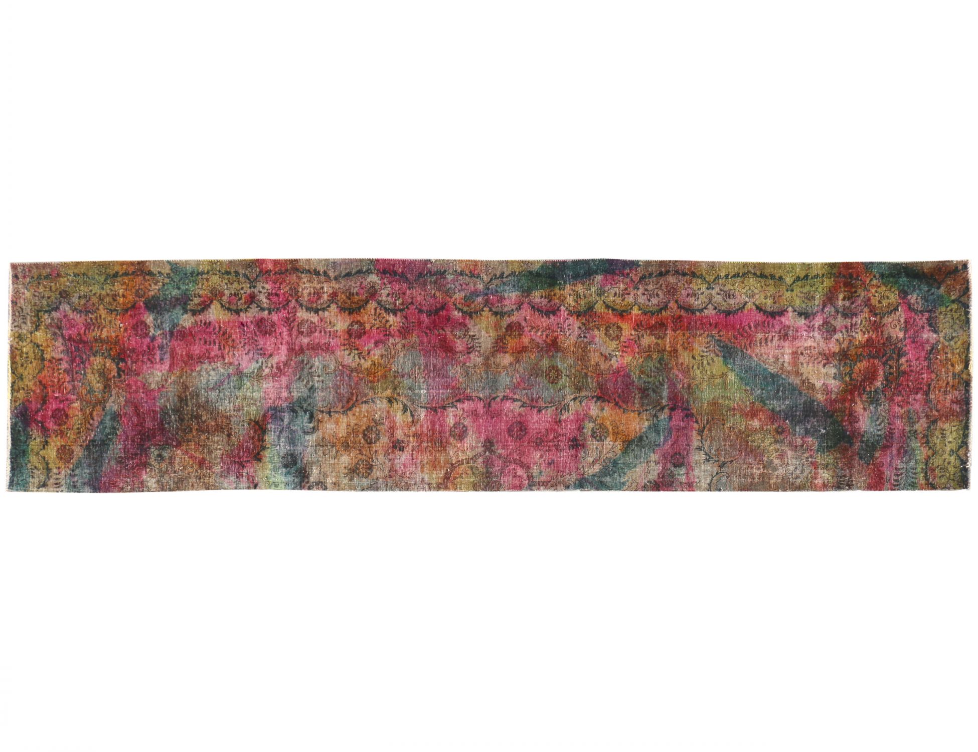 Vintage Teppich  mehrfarbig <br/>370 x 90 cm