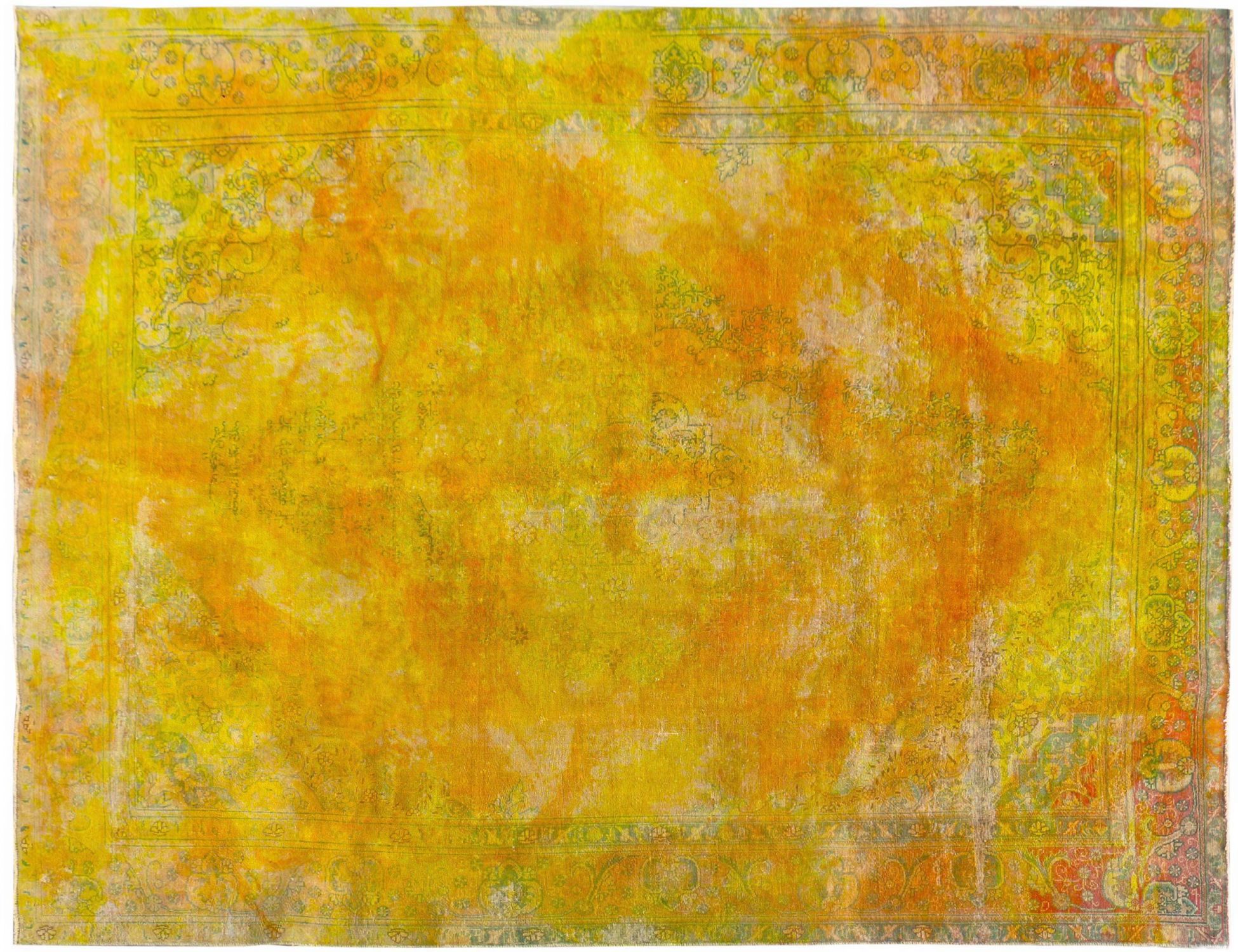 Tappeto Vintage  giallo <br/>380 x 302 cm