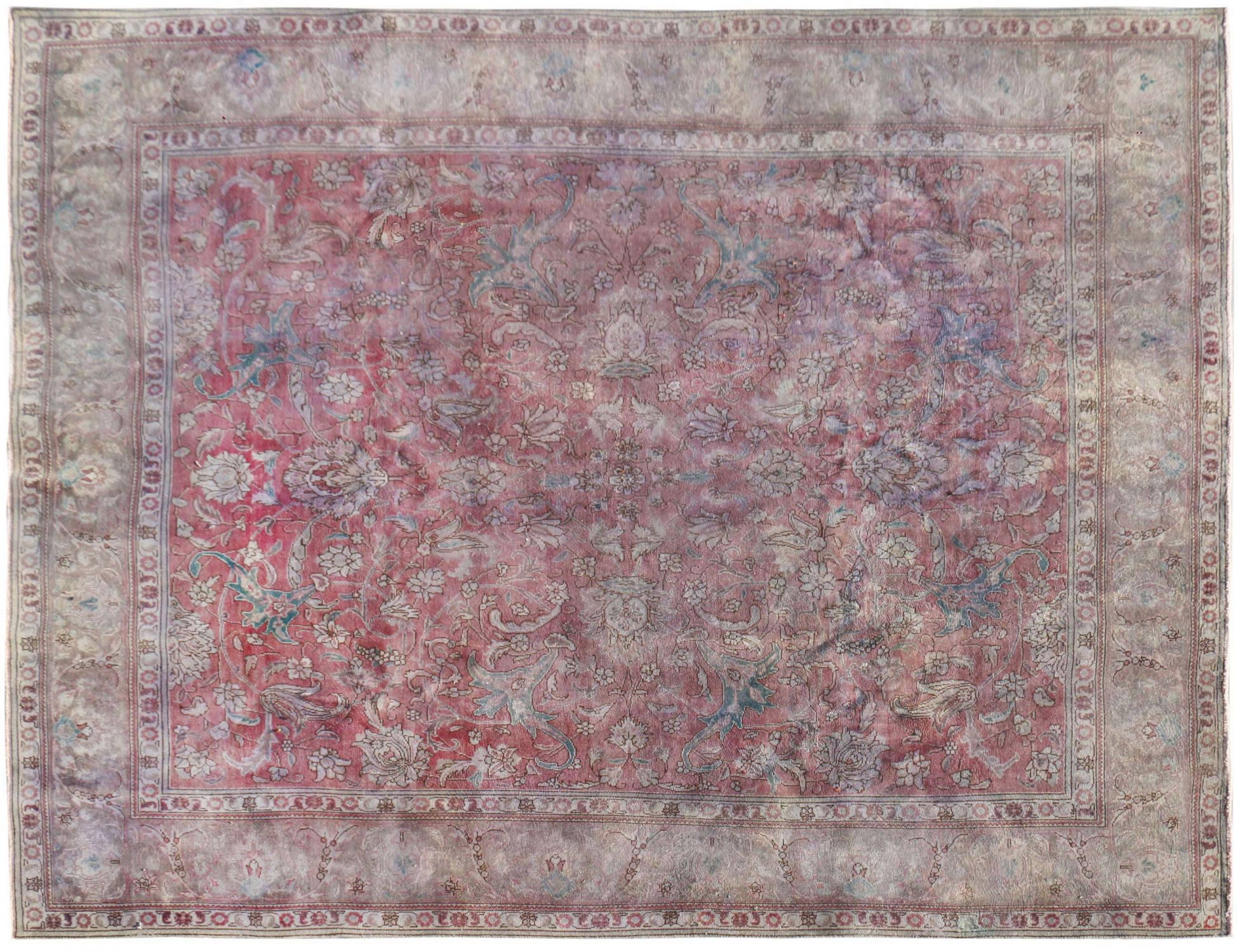 Tappeto Vintage  blu <br/>346 x 290 cm