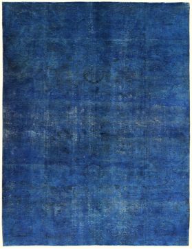 Vintage Teppich 434 X 232 blau