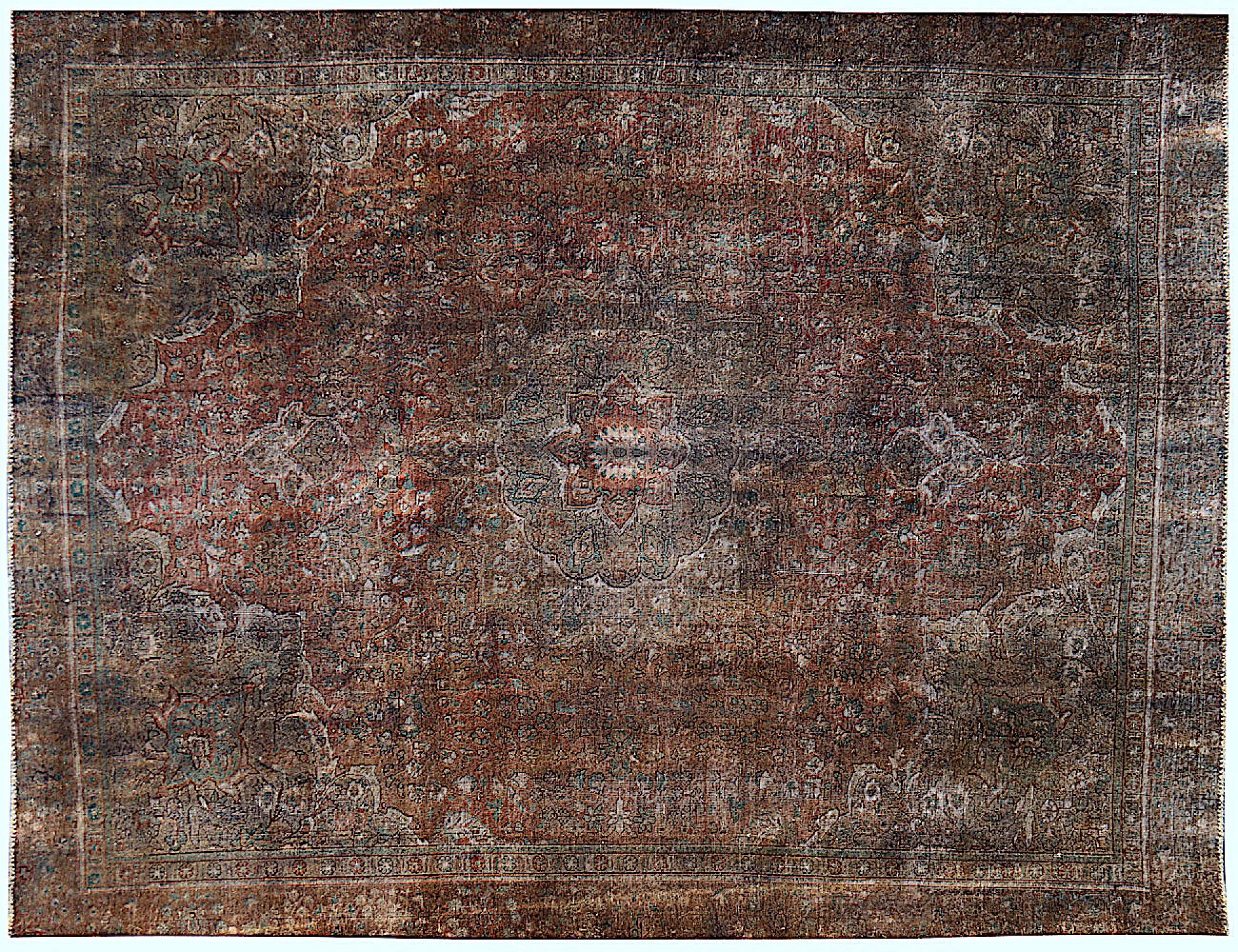 Tappeto Vintage  grigo <br/>354 x 257 cm