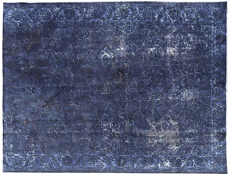Blu Persiano Tappeto Vintage 330 x 273 cm