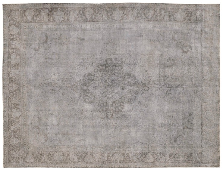 Grau text_origin_4 Vintage Teppich  371 x 276 cm