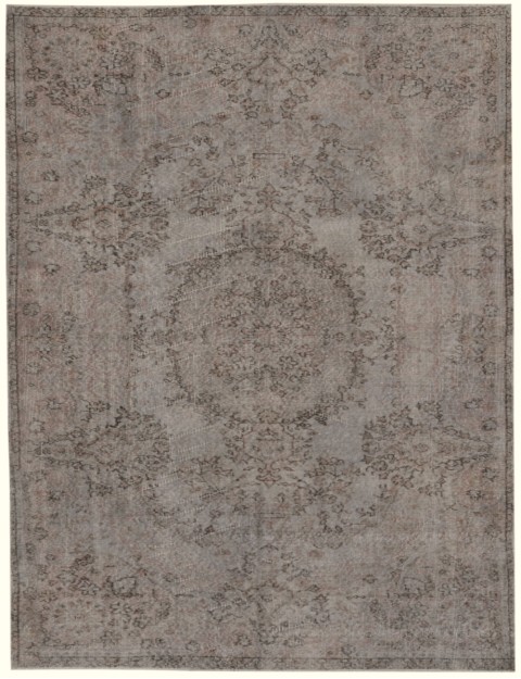Grau Türkei Vintage Teppich 307 x 157 cm
