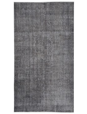 Gris Turquía Alfombra vintage  198 x 110 cm