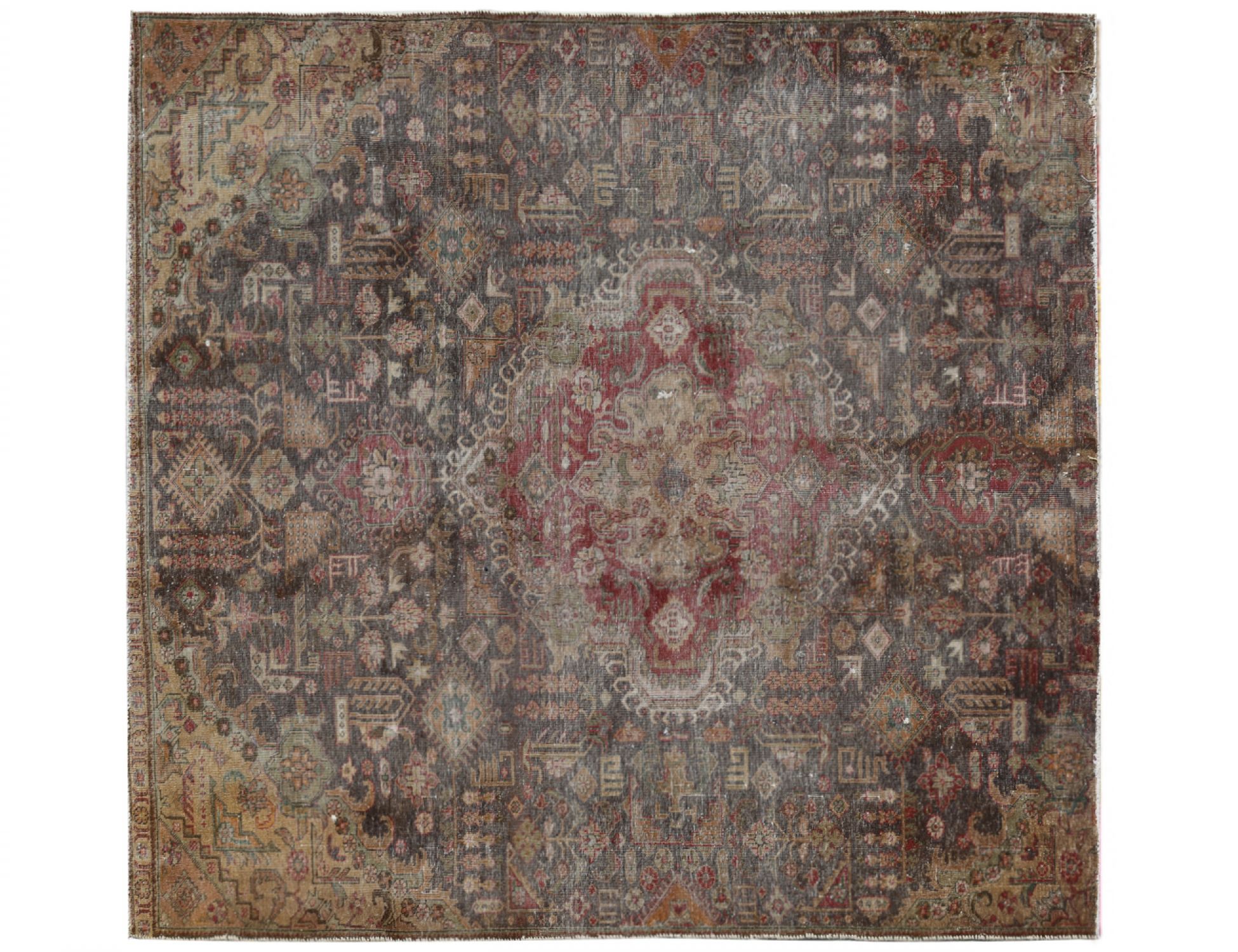 Quadrat Stonewash  beige <br/>237 x 210 cm