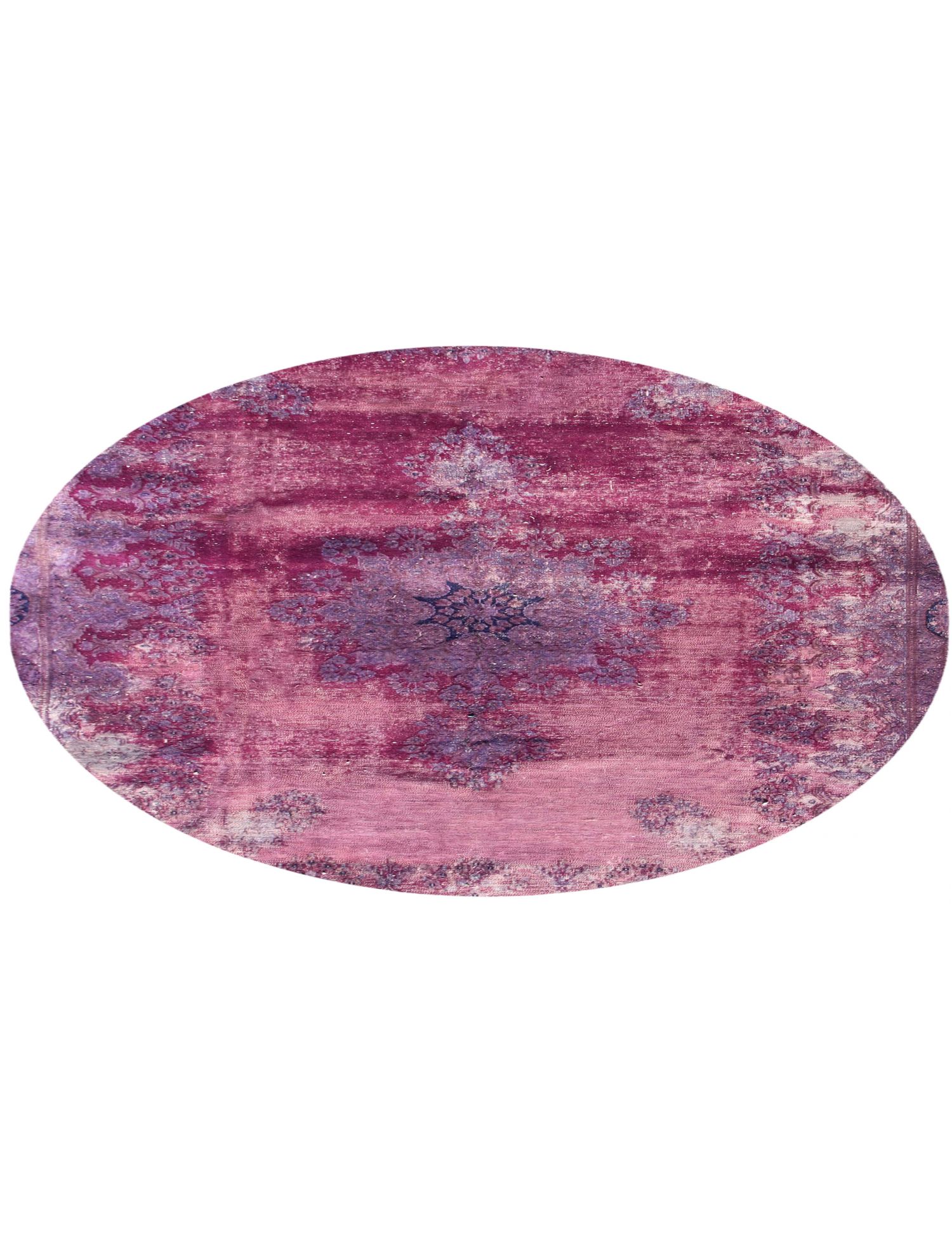Rund  Vintage Teppich  lila <br/>230 x 230 cm
