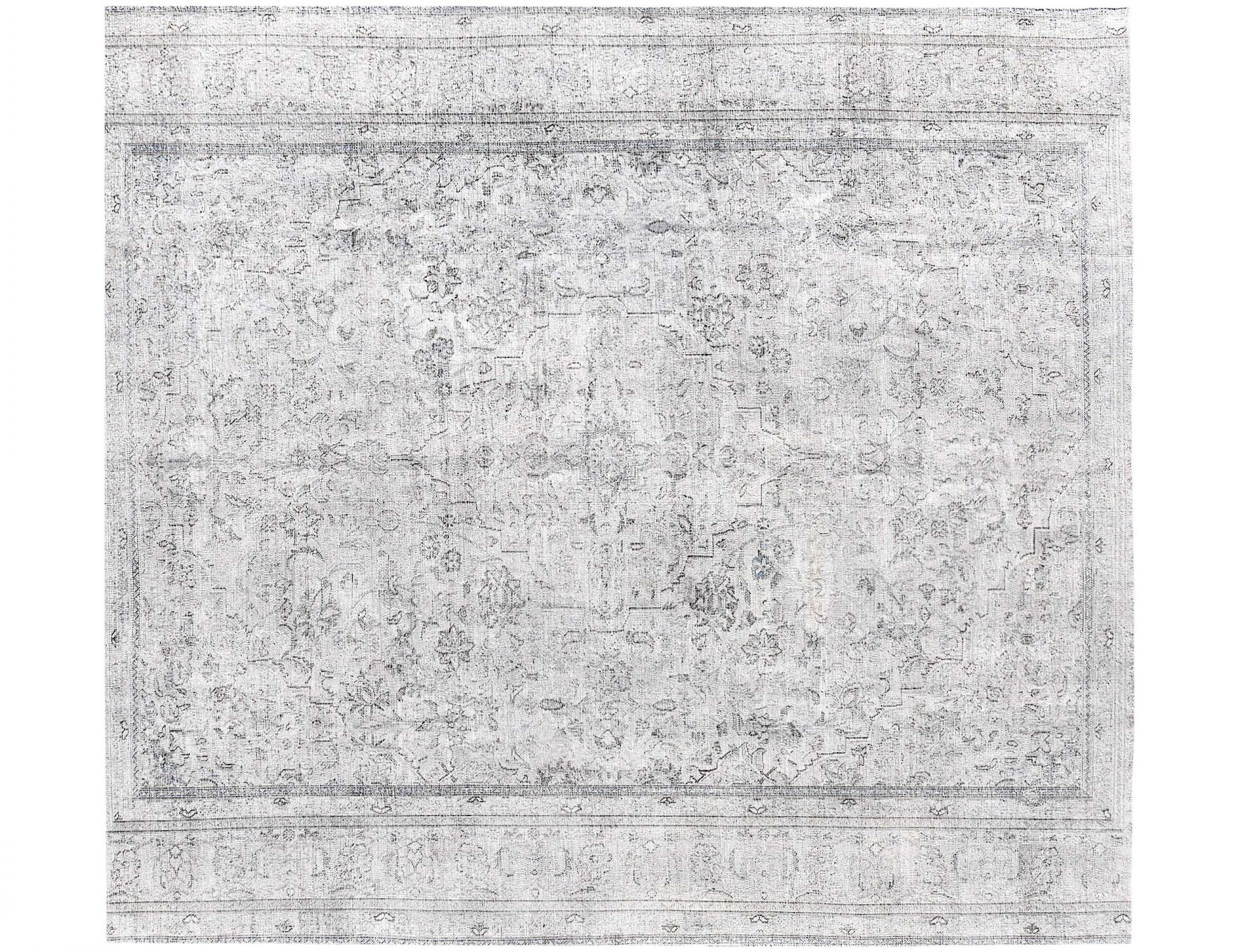 Rund  Vintage Teppich  grau <br/>283 x 283 cm