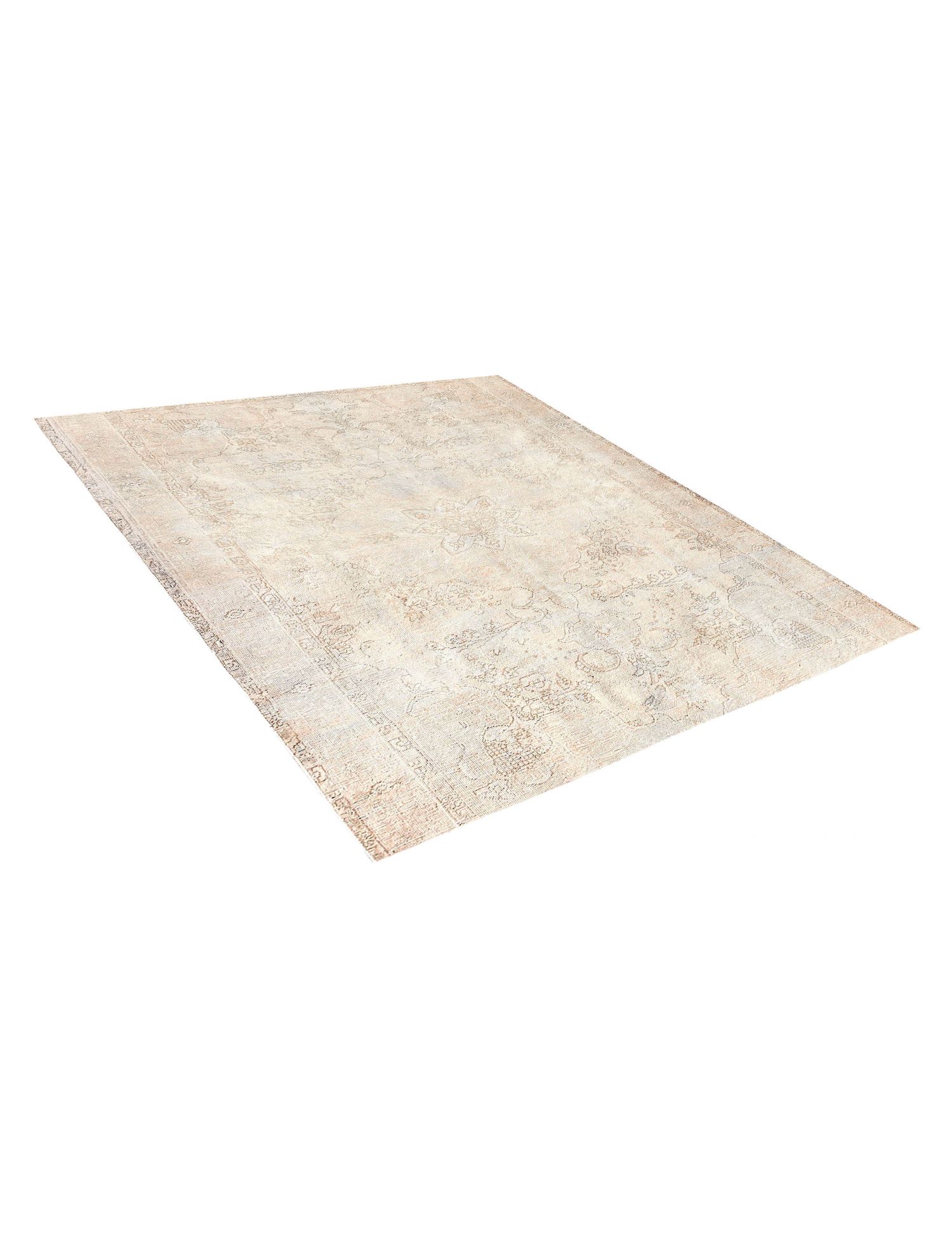 Quadrat  Vintage Teppich  beige <br/>200 x 200 cm