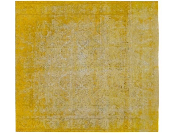 Amarillo Persa Alfombra persa vintage 283 x 283 cm