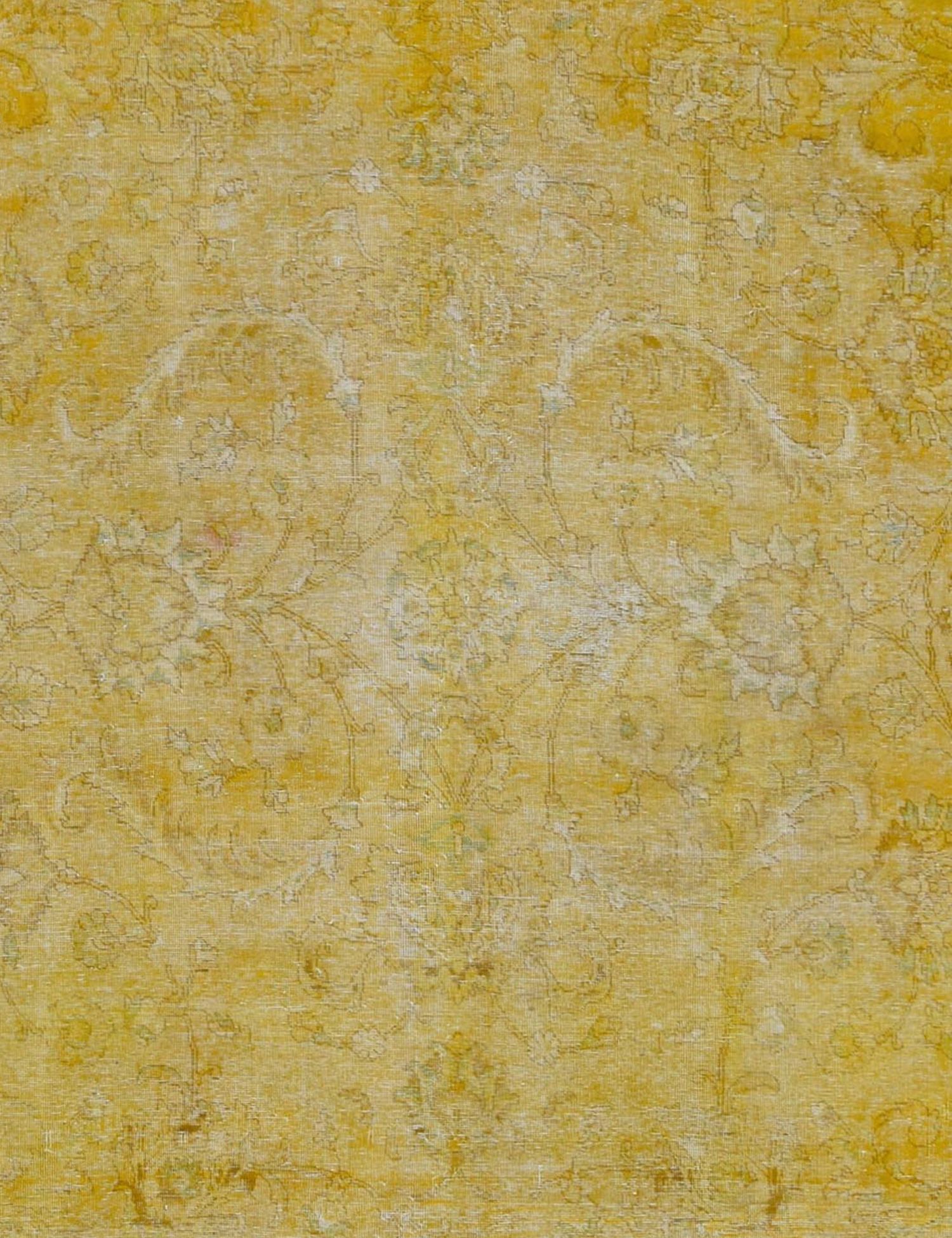 Quadrat  Vintage Teppich  gelb <br/>283 x 283 cm