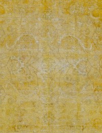 Amarillo Persa Alfombra persa vintage 283 x 283 cm - view 1