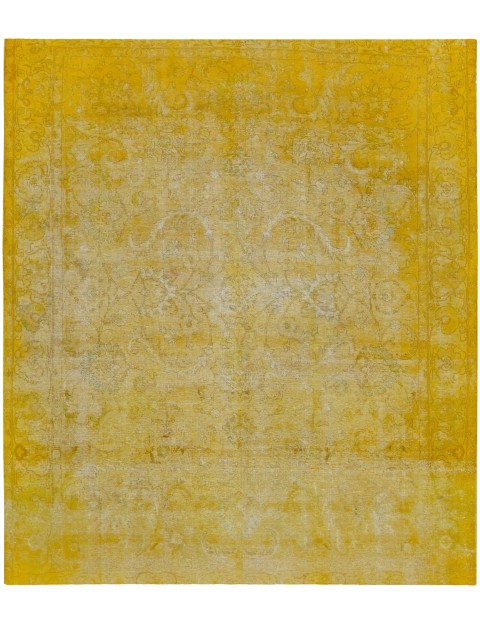 Gelb Persien Persischer Vintage Teppich 330 x 283 cm
