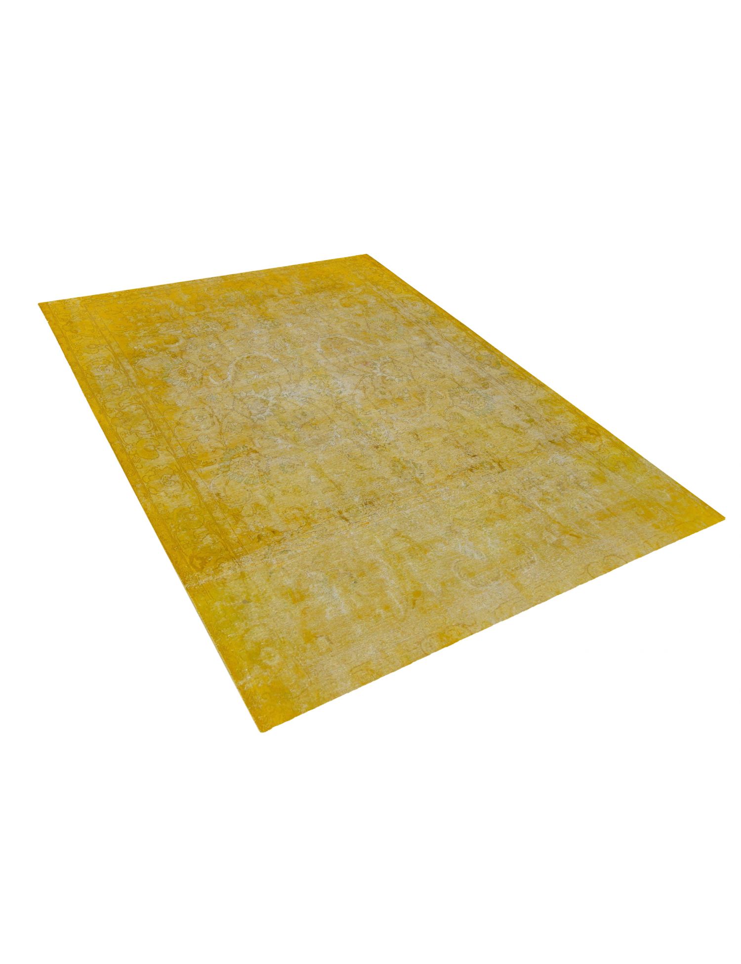 Persischer Vintage Teppich  gelb <br/>330 x 283 cm