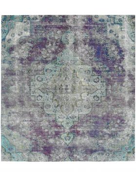 Tapis Persan vintage 194 x 194 grise