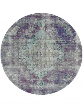 Persisk vintage teppe 194 x 194 grå