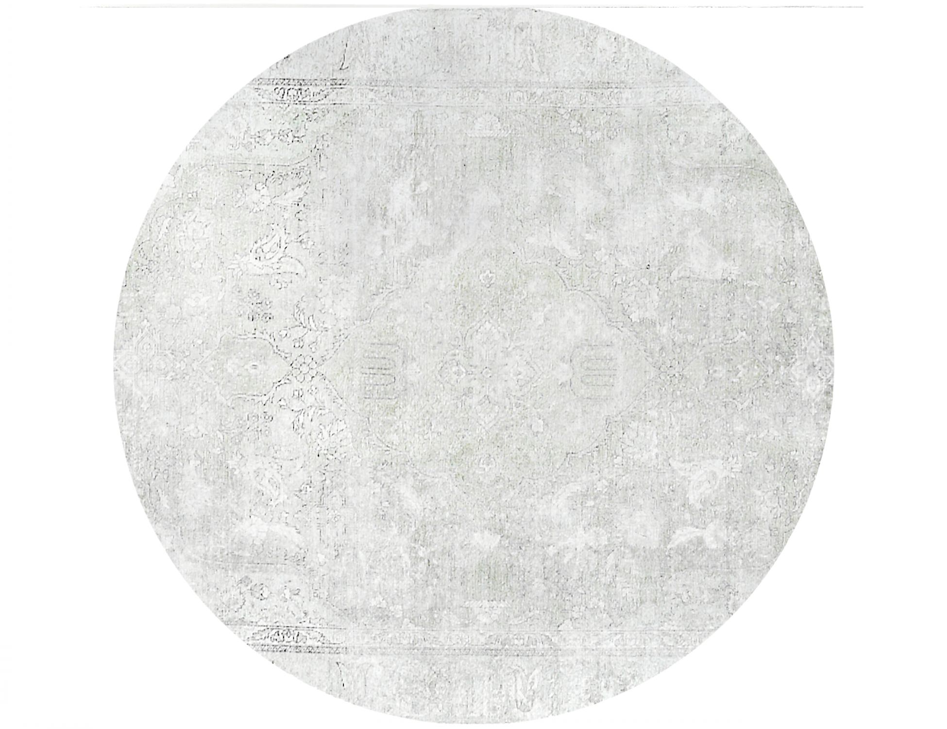 Rund  Vintage Teppich  grün <br/>189 x 189 cm
