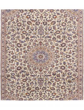 Perzisch vintage tapijt 223 x 223 blauw