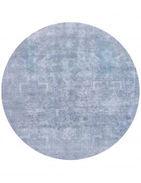 Perzisch vintage tapijt 194 x 194 blauw