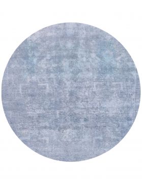 Tapis persan vintage 194 x 194 bleu