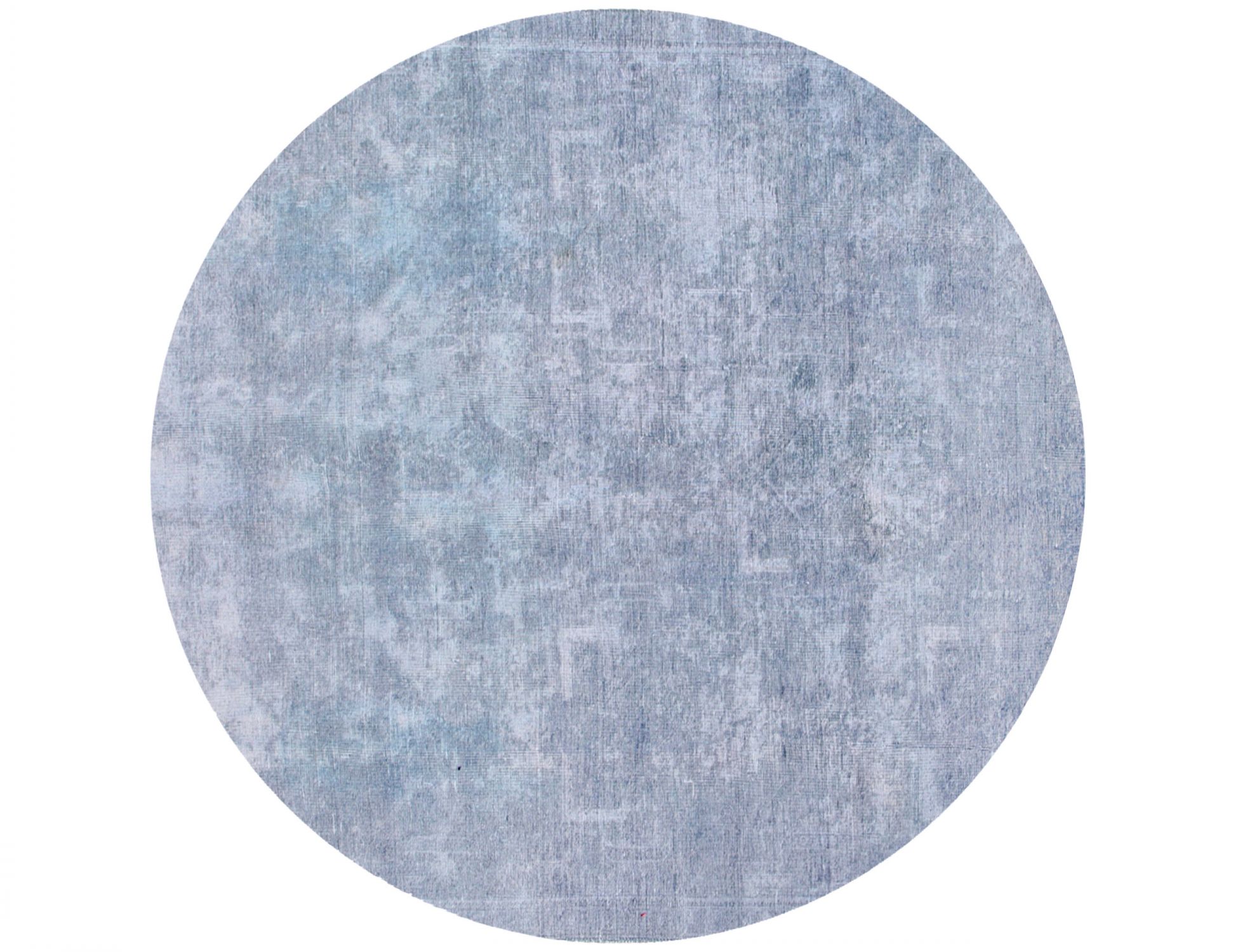 Rund  vintage teppich  blau <br/>194 x 194 cm