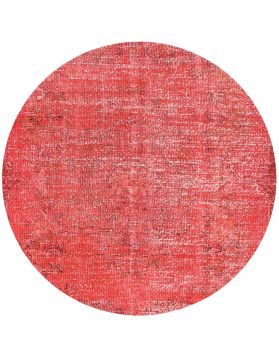 vintage teppe 170 x 170 rød