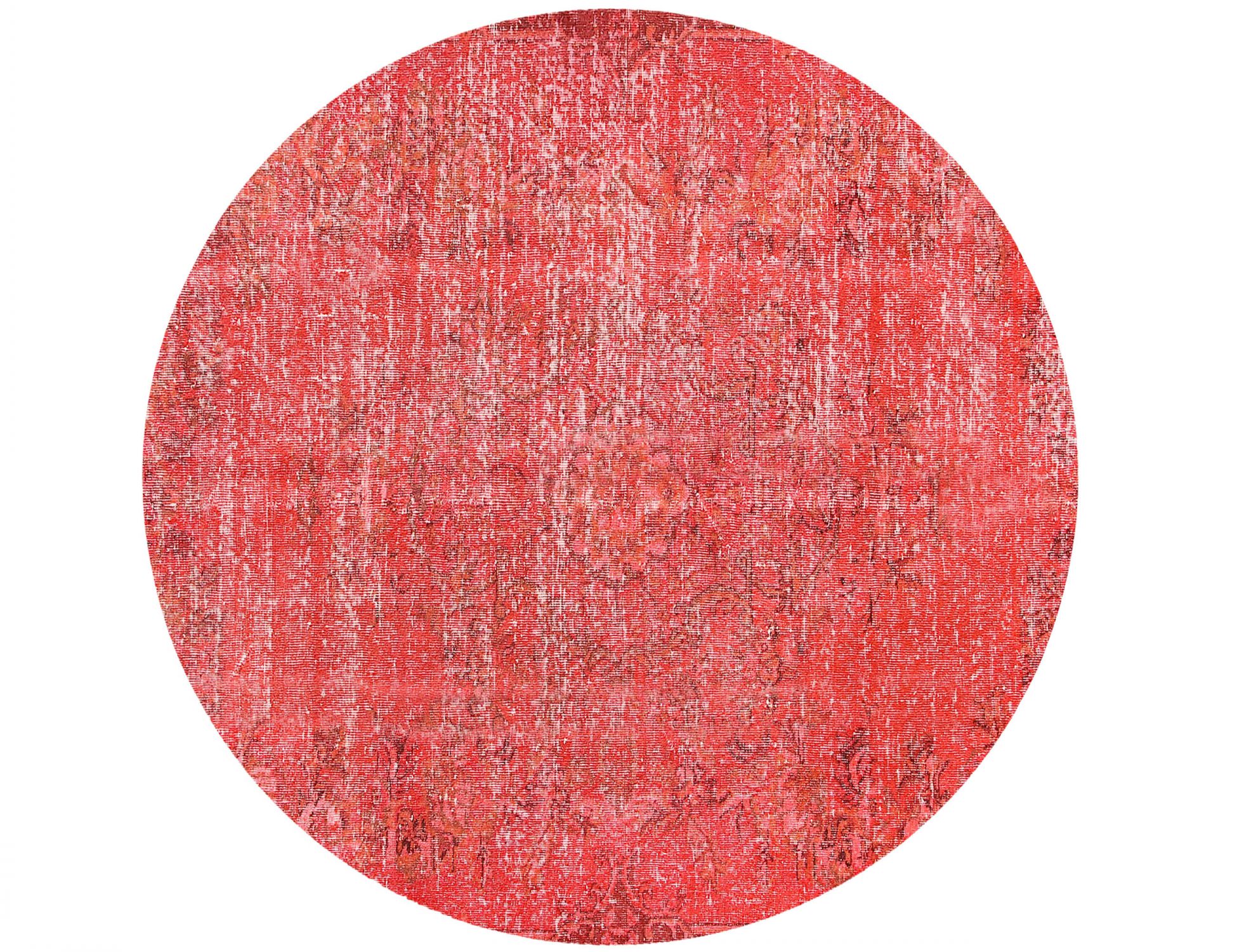 Tappeto vintage  rosso <br/>170 x 170 cm