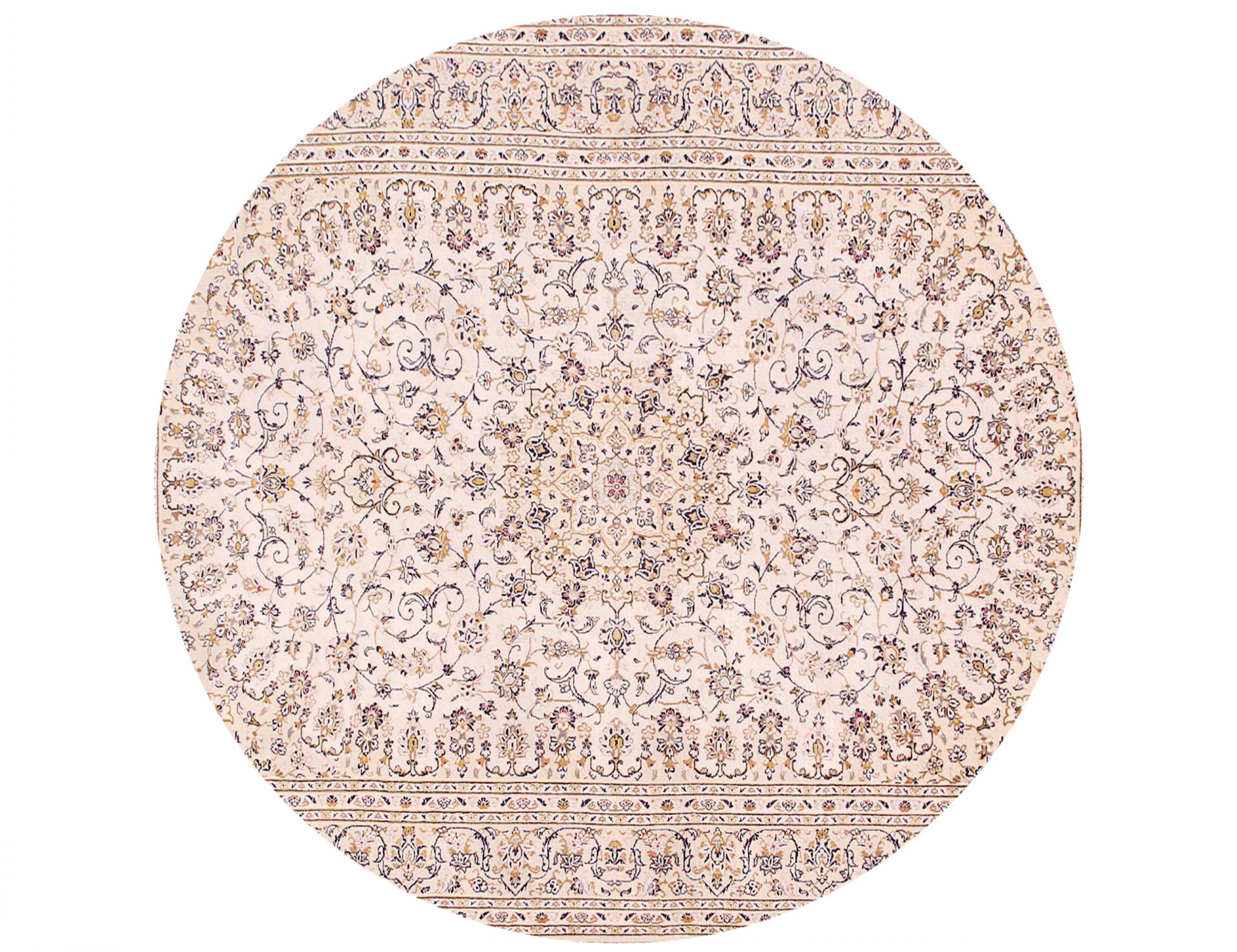 Kashan Matta  beige <br/>242 x 242 cm