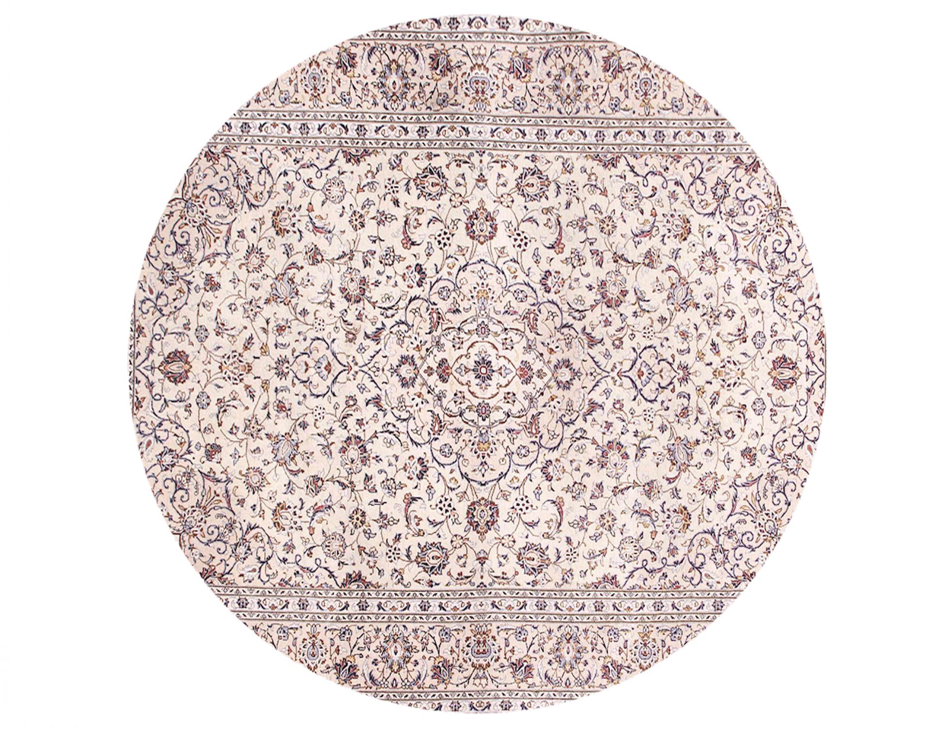 Kashan Tappeto  beige <br/>244 x 244 cm