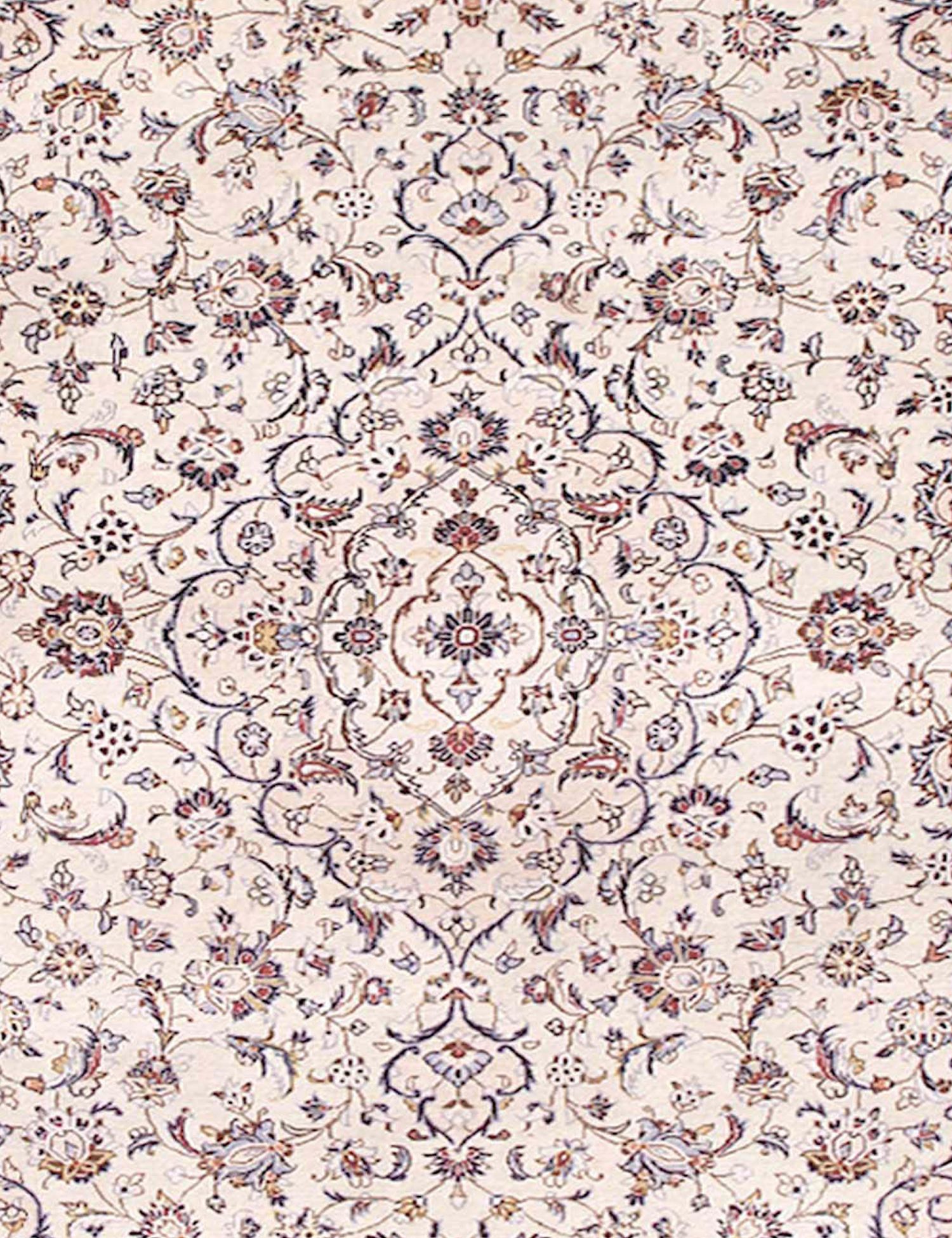 Rund Kashan Teppich  beige <br/>244 x 244 cm