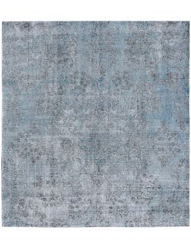 Tapis Persan vintage 222 x 222 bleu