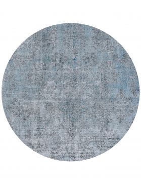 Persischer Vintage Teppich 222 x 222 blau