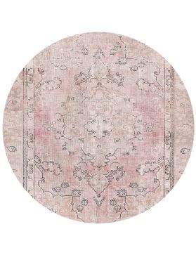 Round  Vintage Carpet  beige  <br/>180 x 180 cm