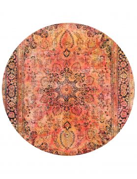 Perzisch vintage tapijt 288 x 288 multi kleur